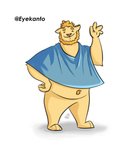 anthro belly clothing facial_hair hair male slightly_chubby slightly_chubby_male solo nastybearz oliver_baaple bovid caprine mammal sheep 2020 hi_res