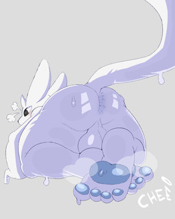 anus balls big_tail blush bodily_fluids butt feet foot_focus genitals humanoid_feet looking_at_viewer male musk pawpads plantigrade rear_view simple_background solo sweat sweaty_butt sweaty_feet tail cheetaaaaaah microsoft ori_(series) xbox_game_studios ori_(ori) guardian_spirit 2025 4:5 absurd_res cel_shading hi_res shaded