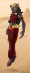 afnet_(clothing) ankh anthro armband biped black_hair bottomwear clothed clothing egyptian egyptian_clothing egyptian_headdress female flying footwear fur green_eyes hair headdress headgear headwear long_hair midriff pupils shoes skirt slit_pupils solo text uraeus holtz disney disney's_aladdin mirage_(disney) felid mammal url