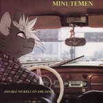 california car driving flannel inside_car inside_vehicle looking_at_viewer male solo vehicle unknown_artist minutemen_(band) inky mammal mephitid skunk 1:1 album_cover cover