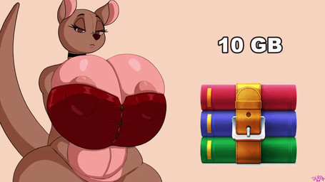 areola bald big_breasts bodily_fluids breast_expansion breasts bursting_breasts bursting_out_of_clothing button_(fastener) choker expansion eyelashes female folder folder_icon huge_breasts hyper hyper_breasts jewelry looking_at_viewer necklace plushie simple_background solo sweat sweatdrop tail text wide_hips zip_bomb derpx1 decompressed_file_meme disney winnie_the_pooh_(franchise) winrar kanga animate_inanimate humanoid kangaroo living_plushie macropod mammal marsupial 16:9 animated animated_webp meme signature widescreen