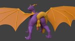 anus balls butt feral genitals grin looking_at_viewer looking_back male male_feral penis presenting presenting_hindquarters raised_tail simple_background smile solo tail tail_anus roxaszy98 activision mythology spyro_the_dragon spyro dragon mythological_creature mythological_scalie scalie 2024 3d_(artwork) digital_media_(artwork) hi_res