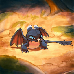 ambiguous_feral ambiguous_gender antennae_(anatomy) blue_eyes claws detailed_background dipstick_antennae feral frill_(anatomy) front_view getting_up lying membrane_(anatomy) membranous_wings multicolored_antennae on_front outside pupils shadow slit_pupils solo spread_wings tail tail_frill wide_eyed wings young young_ambiguous young_feral andrei_llacuna dreamworks european_mythology how_to_train_your_dragon mythology dragon fury_(httyd) mythological_creature mythological_scalie night_fury scalie western_dragon 2024 animated digital_media_(artwork) full-length_portrait hi_res krita_(artwork) portrait short_playtime video