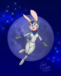 anthro brown_body brown_fur camel_toe clothing erect_nipples female fur moon nipple_outline nipples orbit purple_eyes solo space spacesuit star tight_clothing chris_sutor disney zootopia judy_hopps lagomorph leporid mammal rabbit 2018