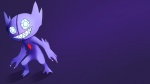 ambiguous_gender claws gem purple_background purple_body simple_background solo shestaroo nintendo pokemon generation_3_pokemon humanoid pokemon_(species) sableye 16:9 hi_res purple_theme wallpaper widescreen