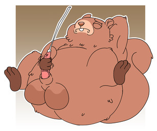 anthro aroused balls big_balls big_tail bodily_fluids brown_body brown_fur buckteeth butt cum cumshot ejaculation erection eyes_closed fluffy fluffy_tail fur genital_fluids genitals hand_on_penis hands_behind_back hands_behind_head leaning leaning_backward looking_pleasured male masturbation nervous nude orgasm overweight overweight_male penis raised_arm rounded_ears simple_background sitting slightly_chubby slightly_chubby_anthro slightly_chubby_male small_nose solo spread_legs spreading sweat sweaty_balls sweaty_genitalia tail teeth vein veiny_penis bob-jiggles amazon_(company) kevin_(series) glenn_(kevin) mammal rodent sciurid tree_squirrel absurd_res hi_res