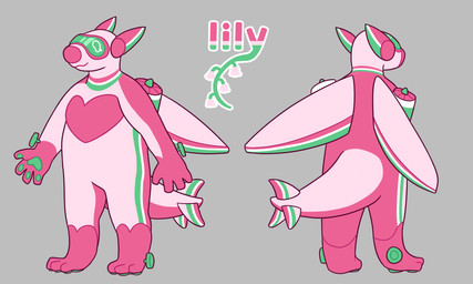 aircraft anthro female heart_symbol machine paws pink_body plane_wings simple_background solo standing tail vehicle visor wheel wings owlhari lily_(owlhari) aeromorph airplane_dragon hybrid living_aircraft living_machine living_vehicle digital_drawing_(artwork) digital_media_(artwork) hi_res model_sheet