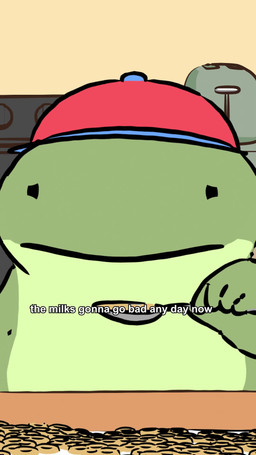 angry appliance argument baseball_cap baseball_cap_only bathtub beady_eyes belly big_mustache black_eyes brown_facial_hair brown_mustache casual_nudity cereal cereal_bowl checkered checkered_floor clothing cutlery dot_eyes dropping_object emotional_damage eye_contact eyelashes eyeshadow facial_hair female food fridge gem green_belly green_body green_skin group hands_on_hips hat headgear headwear holding_object jewelry kitchen kitchen_appliance kitchen_cabinet kitchen_utensils long_eyelashes looking_at_another makeup male microwave_oven milk mocking multicolored_body multicolored_skin mustache necklace necklace_only nude pearl_(gem) pearl_necklace raised_arms running running_away semi-anthro simple_background simple_eyes sitting_in_bathtub solo splash spoon stove tan_background text toaster tools trio two_tone_body two_tone_skin uncomfortable what why yelling natural_habitok sound_warning natural_habitat_shorts billy_(natural_habitok) jim_(natural_habitok) sharon_(natural_habitok) amphibian frog ranid wood_frog 2025 2d_animation 9:16 animated english_audio english_description english_text hi_res long_playtime sound subtitled voice_acted webm father_(lore) father_and_child_(lore) father_and_son_(lore) mother_(lore) mother_and_child_(lore) mother_and_son_(lore) parent_(lore) parent_and_child_(lore) parent_and_son_(lore) son_(lore)