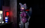 anthro big_breasts breasts container cup disposable_cup drinking_straw female genitals glistening glistening_body glowing glowing_eyes hand_on_hip hand_on_own_hip inside machine nipples nude nude_anthro nude_female pussy solo tail wide_hips yellow_eyes fox23space five_nights_at_freddy's scottgames sister_location funtime_foxy_(fnaf) animatronic canid canine fox mammal robot robot_anthro 16:10 2021 3d_(artwork) cinema_4d_(artwork) digital_media_(artwork) hi_res widescreen