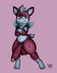 anthro balls big_balls big_penis erection fur genitals hair male penis red_body simple_background smug solo thick_thighs virgobiologist sega sonic_the_hedgehog_(series) sonic_unleashed chip_(sonic) mammal colored digital_drawing_(artwork) digital_media_(artwork) shaded signature