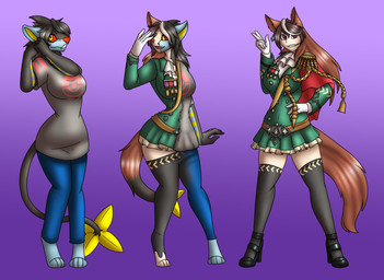 anthro anthro_to_humanoid barefoot black_body black_clothing black_footwear black_fur black_hair black_high_heels black_legwear black_thigh_highs blue_body blue_bottomwear blue_clothing blue_fur blue_pants bottomwear breasts clothed clothed_anthro clothed_female clothed_humanoid clothing dress ear_piercing ear_ring feet female footwear fur gloves hair handwear high_heels legwear linear_sequence looking_at_viewer multicolored_body multicolored_fur pants piercing red_sclera ring_piercing shirt shoes solo species_transformation standing t-shirt tail tf_into_fictional_character thigh_highs three_frame_sequence topwear transformation transformation_sequence white_clothing white_gloves white_handwear yellow_body yellow_eyes yellow_fur koekoek cygames uma_musume_pretty_derby belue_(sarlan) symboli_rudolf_(pretty_derby) animal_humanoid equid equid_humanoid equine equine_humanoid horse_humanoid humanoid mammal mammal_humanoid 2025 hi_res