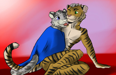 anijatsu anthro blanket duo feline gay hug leopard male mammal nemadur snow_leopard tiger xanoxis
Rating: Safe
Score: 4
User: Xanoxis
Date: February 14, 2014