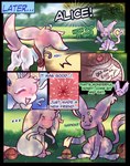 absurd_res after_sex averee_the_espeon blue_eyes blue_inner_ear blush bodily_fluids burger butt comic cum cum_in_pussy cum_inside cum_on_butt dialogue eating eeveelution ellipsis espeon female feral feral_penetrated food fur generation_2_pokemon generation_6_pokemon genital_fluids genitals green_eyes green_inner_ear hi_res impregnation infidelity justiceposting male napkin nintendo ovum penetration pink_body pink_ear pink_fur plant plate pokemon pokemon_(species) purple_body purple_fur purse pussy scarf sperm_cell sweat sylveon tree under_shade white_body white_fur