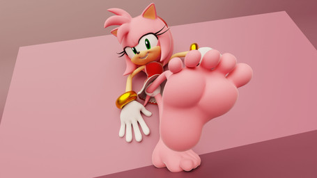 5_toes anthro clothing feet female foot_fetish foot_focus humanoid_feet panties panty_shot pink_body plantigrade raised_foot simple_background solo toes underwear livevil027 sega sonic_the_hedgehog_(series) amy_rose eulipotyphlan hedgehog mammal 16:9 3d_(artwork) digital_media_(artwork) hi_res widescreen