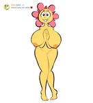 big_breasts breasts feet female flower grin huge_breasts humanoid_feet looking_at_viewer nipples not_furry nude plant plantigrade sagging_breasts smile solo standing text wide_hips yellow_body yellow_skin steeckykees parappa_the_rapper sony_corporation sony_interactive_entertainment sunny_funny elemental_creature elemental_humanoid flora_fauna flower_creature flower_humanoid humanoid plant_humanoid english_text hi_res