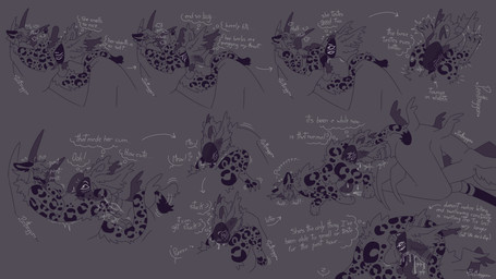 animal_genitalia animal_penis anthro anthro_on_feral anus ball_sniffing balls bangs bestiality biped blush blush_lines bodily_fluids butt butt_sniffing canine_genitalia canine_penis crotch_sniffing cum cum_in_mouth cum_inside deep_throat dialogue dominant duo erection eyelashes feathered_wings feathers feet fellatio female female_anthro female_penetrated feral fingers foot_fetish fully_sheathed fur gabriel_(pantheggon) genital_fluids genitals gynomorph gynomorph/female gynomorph_feral gynomorph_penetrating hair halo_horns internal internal_oral intersex intersex/female intersex_feral intersex_penetrating interspecies jewelry jewelry_only knot knotted_penis knotting larger_bottom larger_dom leopard_spots medial_ring meow meowing multi_arm multi_ear multi_limb multi_wing musk nude open_mouth oral oral_knotting oral_penetration orgasm orgasm_face paws penetration penile penile_spines penis penis_sniffing puffy_anus purring quadruped questionable_consent sex sheath sheath_sex side_bangs simple_background size_difference smaller_top sniffing speech_bubble spots tail text thought_bubble tongue tongue_in_sheath wings worship pantheggon sam_(gfyguy) angel archangel felid feline felis mammal pantherine snow_leopard 2026 absurd_res comic digital_drawing_(artwork) digital_media_(artwork) english_text hi_res signature watermark