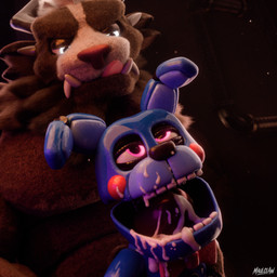abs all_the_way_through anthro balls big_balls big_penis bodily_fluids bottomless bottomless_anthro bottomless_male bow_tie claws clothed clothing corridor cum cum_in_mouth cum_inside cum_on_face cum_on_penis cum_through depth_of_field duo fangs fucked_silly fur genital_fluids genitals horn joints living_condom machine male male/male medical_instrument office on_model pecs penetrable_sex_toy penetration penis precum scientific_instrument sex sex_toy standing teeth text tongue wall_(structure) wire afterglownsfw maulclaw five_nights_at_freddy's guild_wars scottgames sister_location puppet_bonnie_(fnafsl) animatronic charr felid feline humanoid hybrid lagomorph leporid mammal rabbit robot 1:1 3d_(artwork) blender_(artwork) blender_cycles_(artwork) chromatic_aberration digital_media_(artwork) english_text hi_res portrait widescreen