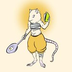 anthro bandage clothing cooking druid female fluffy fur magic_user midriff multitasking reading solo tail tribal_spellcaster sigmand aureolin_(sigmand) mammal murid murine rat rodent 1:1 digital_drawing_(artwork) digital_media_(artwork) full-length_portrait portrait