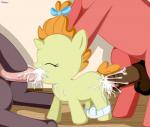 age_difference baby big_macintosh_(mlp) cub cum cum_in_mouth cum_in_pussy cum_inside diaper equine eyes_closed female feral forced friendship_is_magic fur grey_fur hair horn horse male mammal my_little_pony oral orange_hair penetration penis pumpkin_cake_(mlp) rape red_fur toddler toddlercon unicorn unistar vaginal vaginal_penetration yellow_fur young
Rating: Explicit
Score: 5
User: komodogod1
Date: September 24, 2013
