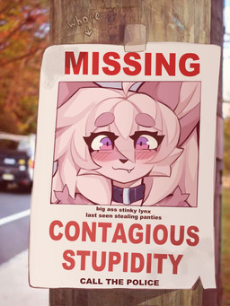 anthro black_collar blush blush_lines car cheek_tuft circle_eyebrows collar cute_fangs eyebrows eyelashes facial_tuft fangs female fur hair outside paper photo_background plant poster real smile solo street teeth text tree tuft utility_pole vehicle wood mayrin_(artist) mayrin_(character) felid feline lynx mammal 2025 english_text hi_res meme mixed_media photography_(artwork)
