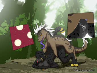all_fours animal_genitalia anthro anthro_on_feral anthro_penetrated bestiality bestiality_impregnation bodily_fluids breasts cum cum_in_vagina cum_inside cum_on_ground doggystyle duo erection female female_on_feral female_penetrated feral feral_penetrating feral_penetrating_anthro from_behind_position genital_fluids genitals hand_between_legs impregnation internal interspecies interspecies_impregnation knot knotting male male/female male_on_anthro male_penetrating male_penetrating_female multiple_ova ovum penetration penile penile_penetration penis penis_in_vagina sex sperm_cell tail tongue tongue_out vaginal vaginal_knotting vaginal_penetration zealousraptor zealous_(character) dinosaur dromaeosaurid felid mammal prehistoric_species reptile scalie theropod velociraptor 2015 4:3 hi_res
