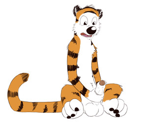 anthro balls big_balls biped countershading erection foreskin front_view genitals humanoid_genitalia humanoid_penis looking_down male masturbation open_mouth partially_retracted_foreskin penile penile_masturbation penis simple_background sitting solo stripes tail white_background skunkjunkie calvin_and_hobbes hobbes felid mammal pantherine tiger digital_media_(artwork) flat_colors source_request