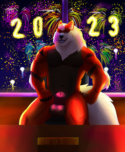 alcohol animal_genitalia anthro arm_tuft balls beer beverage biceps big_balls big_sheath boss brown_balls brown_body brown_eyes brown_fur brown_sheath chair claws elbow_tuft fingers fireworks fluffy fully_sheathed fur furniture genitals grin hair holding_beverage holding_object leg_muscles looking_at_viewer male multicolored_body multicolored_fur musclegut muscular muscular_anthro muscular_male navel neck_tuft night nude on_chair orange_body orange_fur pecs penis sheath simple_background sitting sitting_on_chair smile smirk solo table tail tan_body tan_fur tan_tail text triceps tuft window henryfda nintendo pokemon arcanine canid canine canis generation_1_pokemon mammal pokemon_(species) 2022 2023 artist_name colored dated digital_drawing_(artwork) digital_media_(artwork) hi_res shaded url