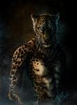 abs anthro black_nipples black_spots blue_eyes detailed_background fur looking_at_viewer male markings nipples realistic realistic_fur solo spots spotted_body spotted_fur standing whiskers yellow_body yellow_fur wolfroad felid leopard mammal pantherine 2014 digital_media_(artwork)