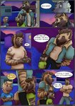 age_difference anthro beard clothed clothing comic dialogue digital_media_(artwork) english_text evening facial_hair father_(lore) father_and_child_(lore) father_and_son_(lore) fence flashback fully_clothed garret_(pickles-hyena) gloves_(marking) grass group hi_res hyena hyena_father_(pickles-hyena) jacket larger_male male male_penetrated mammal markings memory older_male outside parent_(lore) parent_and_child_(lore) parent_and_son_(lore) penetration percy_(pickles-hyena) pickles-hyena pink_tongue plant russel_(pickles-hyena) scar shirt signature size_difference smaller_male son_(lore) speech_bubble striped_hyena t-shirt text tongue tongue_out topwear uncle_(lore) young younger_male