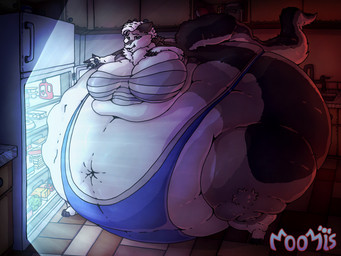 anthro belly big_belly big_breasts big_butt breasts butt detailed_background expansion female huge_belly huge_breasts huge_butt hyper hyper_belly hyper_breasts hyper_butt immobile inflation monobutt morbidly_obese morbidly_obese_female obese obese_female overweight overweight_female text thick_thighs wide_hips moomis mythology dragon mythological_creature mythological_scalie scalie 4:3 absurd_res artist_name hi_res
