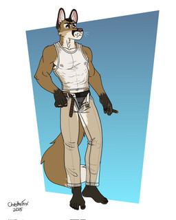 abs anthro areola armpit_hair balls balls_outline barefoot belt belt_buckle biped body_hair bottomwear bracelet buckle bulge cigar circumcised clothed clothing detailed_bulge ear_piercing ear_ring ears_up feet flaccid genital_outline genitals glans holding_cigar holding_object humanoid_feet humanoid_genitalia humanoid_penis jewelry looking_aside male male_anthro muscular muscular_anthro muscular_male navel nipple_piercing nipples open_belt open_bottomwear open_clothing open_pants pants penis penis_outline piercing plantigrade ring ring_piercing shirt solo tail tank_top topwear translucent translucent_clothing bartek22 sid_(bartek22) hi_res