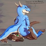 1:1 2024 3_toes 4_fingers alternate_species angry anthro blue_body blue_eyes blue_scales brown_body brown_scales bryce_daeless claws countershading dated dialogue digital_media_(artwork) dipstick_muzzle doesnotexist duo english_text fangs feet fingers green_eyes hi_res horn kobold leg_markings looking_back lotus_snapjaw lying lying_on_ground markings on_front one_eye_closed pupils scales scalie signature sitting_on_another slit_pupils snaggle_tooth snarling socks_(marking) spots spotted_body spotted_scales subscribestar tan_body tan_scales teeth text toe_claws toes watermark wrestling
