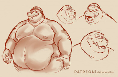anthro armor belly big_belly fangs headgear helmet male moobs nipples obese obese_male overweight overweight_male solo teeth shibadoodles donkey_kong_(series) nintendo klump crocodile crocodilian kremling reptile scalie