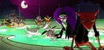 angry female group laugh male night outside red_body swimming_pool water yellow_sclera c2ndy2c1d cartoon_network courage_the_cowardly_dog black_puddle_queen clutching_foot courage_the_cowardly_dog_(character) katz_(courage_the_cowardly_dog) le_quack the_cajun_fox anatid anseriform avian beagle bird canid canine canis domestic_cat domestic_dog duck felid feline felis fox humanoid hunting_dog mammal scent_hound