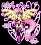 anthro anthrofied biped clothing feathered_wings feathers female front_view outline pink_outline ring simple_background smile solo text transparent_background wings yellow_body yellow_feathers cynos-zilla dc_comics friendship_is_magic green_lantern_(series) hasbro my_little_pony mythology pink_lantern star_sapphires fluttershy_(mlp) equid equine mammal mythological_creature mythological_equine pegasus 2012 alpha_channel crossover digital_media_(artwork) english_text full-length_portrait hi_res portrait signature