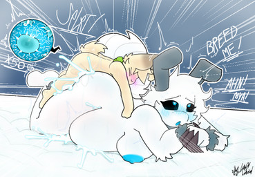 antennae_(anatomy) anthro arm_tuft arthropod_abdomen backsack balls bed big_balls black_sclera blue_insides blue_nipples blue_pupils blush bodily_fluids claws cum cum_in_vagina cum_inflation cum_inside duo ejaculation female fog from_behind_position fur furniture genital_fluids genitals hair hyper_impregnation impregnation impregnation_request inflation internal larger_female looking_pleasured male male/female multiple_ova nipples nude on_bed ovum penetration perching_position plap praise pupils scarf scut_tail sex short_tail size_difference smaller_male speed_lines sperm_cell splurt sweat tail tan_body thrusting tuft vaginal vaginal_penetration white_body white_fur white_hair wrist_tuft lewdylithical arthropod insect lagomorph lepidopteran leporid mammal moth rabbit