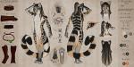 accessory anthro archery_bracer arm_garter armor bracers chaps garter hair_accessory hairband jade_(mineral) male simple_background solo text cedarwolf syng_(feng_yu_xing) banded_linsang linsang mammal viverrid 2014 2:1 english_text hi_res model_sheet