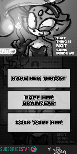 anthro balls big_balls big_breasts big_penis blush bodily_fluids breasts bunny_costume clothed clothing cock_vore costume dialogue digestion duo eyeshadow fake_ears fake_rabbit_ears female female_prey forced fur genitals gloves gynomorph hair handwear huge_balls huge_penis hyper hyper_genitalia hyper_penis intersex intersex/female makeup membrane_(anatomy) membranous_wings penile penis simple_background smile text unwilling_prey vore vote wings eviltqf sega sonic_the_hedgehog_(series) subscribestar blaze_the_cat rouge_the_bat bat domestic_cat felid feline felis mammal absurd_res english_text hi_res long_image tall_image