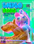 anthro bimbofication brainwashing breast_expansion breast_grab breast_squish breasts bubble expansion female hand_on_breast inflatable intelligence_loss magazine pool_toy solo squish opalthetiger canid canine mammal absurd_res cover hi_res magazine_cover