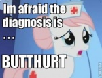 blue_eyes butthurt cutie_mark ellipsis female feral fur hair medical nurse open_mouth pink_hair red_cross screencap shocked solo text tongue white_body white_fur unknown_artist friendship_is_magic hasbro my_little_pony nurse_redheart_(mlp) earth_pony equid equine horse mammal pony english_text grandfathered_content image_macro impact_(font) low_res meme reaction_image