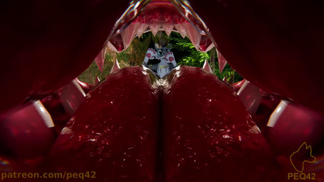anthro bodily_fluids burping dripping duo heterochromia male male/male open_mouth oral_vore questionable_consent reverse_mouth_shot saliva saliva_drip sharp_teeth size_difference teeth vore peq42 peq_(peq42) domestic_cat felid feline felis mammal mayu_(azuki) novabeast 16:9 3d_(artwork) 3d_animation animated digital_media_(artwork) loop short_playtime sound video widescreen