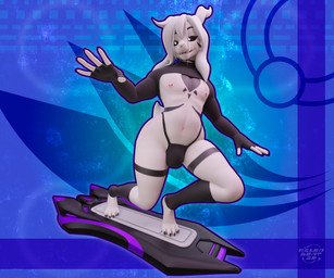 anthro bulge butt clothing extreme_gear femboy fur hair horn male nipples solo tail thick_thighs thong underwear white_body white_fur melongoat3d sega sonic_riders sonic_the_hedgehog_(series) undertale undertale_(series) asriel_dreemurr asriel_dreemurr_(god_form) bovid caprine goat mammal 3d_(artwork) 6:5 absurd_res digital_media_(artwork) hi_res