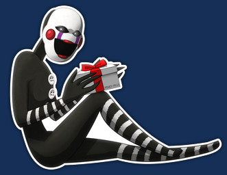 glowing glowing_eyes puppet simple_background solo pinkypills_(artist) five_nights_at_freddy's five_nights_at_freddy's_2 scottgames marionette_(fnaf) humanoid mammal 2016 alpha_channel digital_media_(artwork) hi_res