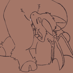ambiguous_fluids ambiguous_gender andromorph anthro bodily_fluids cheek_tuft cunnilingus dominant dominant_female duo facial_tuft female floofythegoofy fluffy fur genital_fluids hooves intersex intersex/intersex intersex/male licking male male/female male_on_bottom on_bottom on_top_of oral sex slightly_chubby step_pose sticky submissive submissive_male tongue tuft vaginal vaginal_fluids wings merbearmaw mythology bovid caprine damascus_goat domestic_goat dragon furred_dragon furred_scalie goat mammal mythological_creature mythological_scalie scalie sheep 1:1 animated hi_res loop