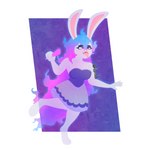 big_breasts blue_hair breasts clothed clothing female hair solo irgramfox mario_bros mario_plus_rabbids_sparks_of_hope nintendo raving_rabbids rayman_(series) ubisoft midnite_(mario_plus_rabbids) ghost humanoid lagomorph leporid mammal rabbid rabbit spirit 1:1 absurd_res hi_res