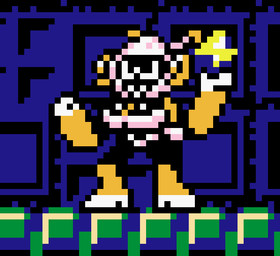 anthro black_body breasts charging_up crossgender electricity electricity_manipulation elemental_manipulation female fluffy horn solo chaoskres capcom mega_man_(series) sheep_man animal_humanoid bovid bovid_humanoid caprine caprine_humanoid humanoid mammal mammal_humanoid robot_master sheep sheep_humanoid animated digital_media_(artwork) pixel_(artwork) pixel_animation