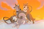 animal_genitalia balto balto_(film) blue_eyes brown_fur canine canine_penis cum cum_in_ass cum_inside cum_while_penetrated dog eyes_closed feral feral_on_feral fluffy_tail from_behind fur gay group group_sex kaltag knot male mammal metalfox open_mouth outside penetration penis sex sky sled snow star_(balto) teeth threesome tongue train_position wolf
Rating: Explicit
Score: 7
User: Lizardite
Date: April 21, 2014