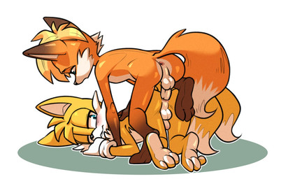 anal anal_penetration anthro anus ass_up balls blonde_hair blush butt clothing duo erection feet fingers flaccid from_behind_position fur genitals gloves hair half-closed_eyes handwear humanoid_genitalia humanoid_penis male male/male male_penetrated male_penetrating male_penetrating_male narrowed_eyes nude orange_body orange_fur penetration penile penis sex shota simple_background tail toes young young_anthro young_male young_on_young rogone2 sega sonic_the_hedgehog_(series) miles_prower tycloud canid canine fox mammal red_fox true_fox digital_media_(artwork)