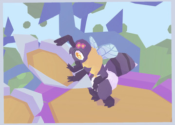 anthro clothed clothing diaper feces female pooping soiled_diaper soiling soiling_diaper solo unclean_diaper used_diaper using_diaper wearing_diaper goatedout poppy_(iriss) arthropod bee hymenopteran insect 3d_(artwork) 3d_animation animated digital_media_(artwork) no_sound short_playtime video