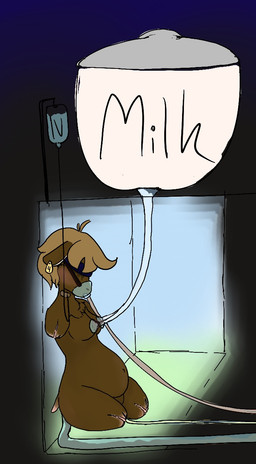 abuse adolescent amputee anthro belly big_belly blindfold blonde_hair bodily_fluids breasts brown_body brown_fur crying disability feces female female_anthro fur genital_fluids hair machine mask medical_instrument milking_machine missing_all_arms missing_all_legs missing_all_limbs missing_arm missing_leg missing_limb missing_tail navel nipples nude nude_anthro nude_female oxygen_mask quadruple_amputee scientific_instrument side_view sitting solo tail tears text torture tube urine young young_anthro young_female lemoncurds fluffy_pony fluffy_pony_(species) mammal 2022 digital_media_(artwork) english_text hi_res shaded